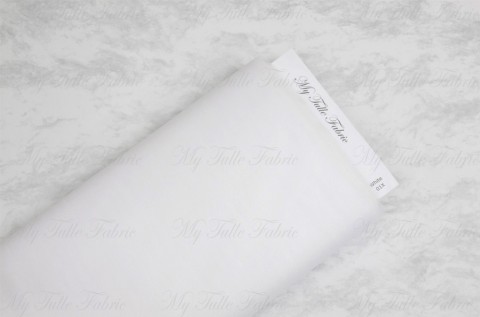  Shiny Tulle On Bolt Of 54" X 40 Yd 100% Polyester White Our Tulle is Flame Retardant and Metal Free