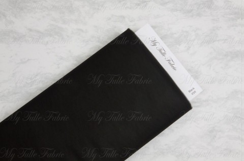 Matte Tulle On Bolt Of 54" X 25 Yd 100% Nylon Black Our Tulle is Flame Retardant and Metal Free