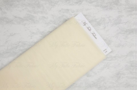 Matte Tulle On Bolt Of 54" X 25 Yd 100% Nylon Ivory Our Tulle is Flame Retardant and Metal Free