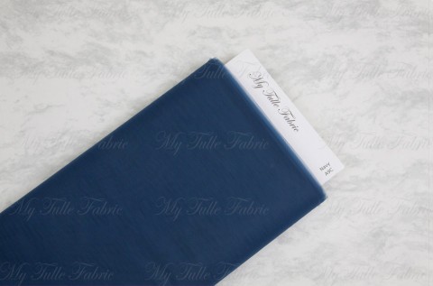Matte Tulle On Bolt Of 54" X 40 Yd 100% Nylon Navy Our Tulle is Flame Retardant and Metal Free
