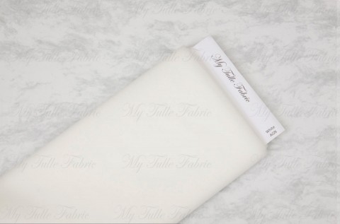 Matte Tulle On Bolt Of 54" X 40 Yd 100% Nylon White1 Our Tulle is Flame Retardant and Metal Free