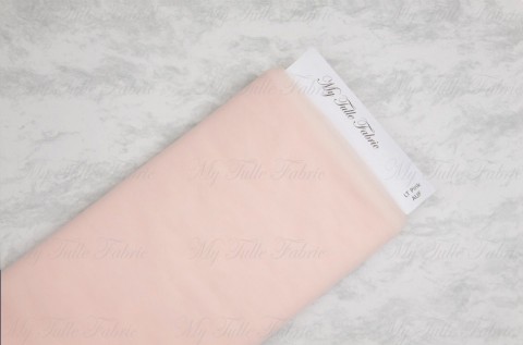 Matte Tulle On Bolt Of 54" X 40 Yd 100% Nylon Lt Pink Our Tulle is Flame Retardant and Metal Free